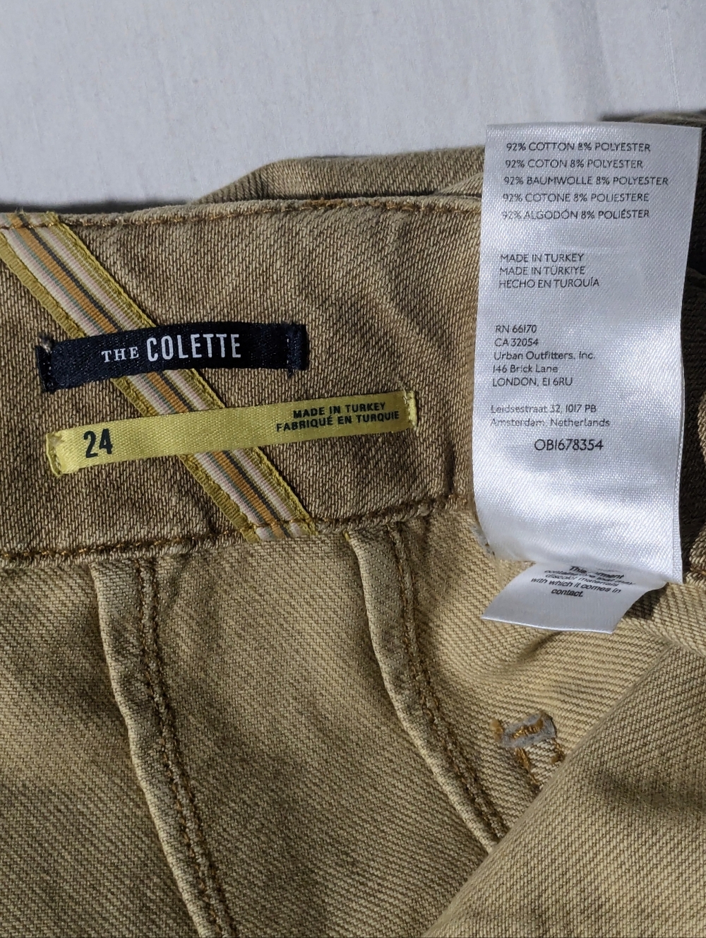 Maeve By Anthropologie Tan Colette Cropped Wide-Leg Relaxed-fit High-Rise Pants - Picture 9 of 12